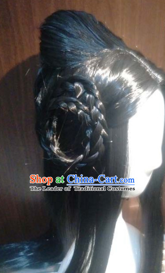 Ancient Chinese Beauty Wigs Toupee Wigs Human Hair Wigs Hair Extensions Sisters Weave Cosplay Wigs Lace Hair Pieces and Accessories for Women