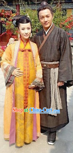 Guo Jing and Huang Rong Asian Costumes 2 Sets