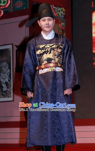 Traditional Korean Official Uniform Costumes for Men