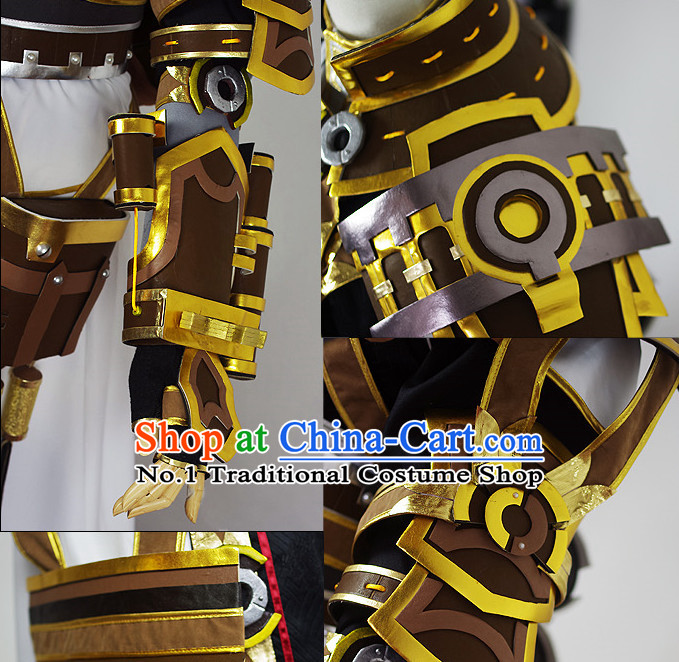 Asian Emperor Carnival Cosplay Costumes and Accessories Complete Set for Men