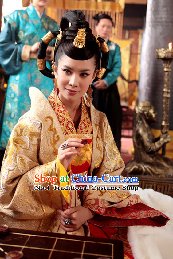 Chinese TV Drama Empress Costumes and Hair Accessories