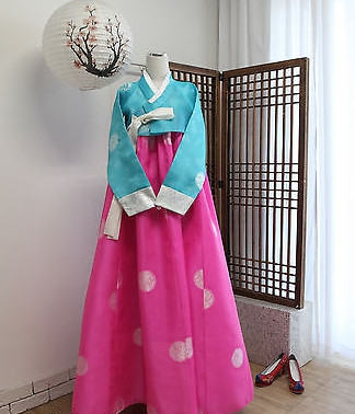 Asian Fashion Korean Hanbok Dress for Women