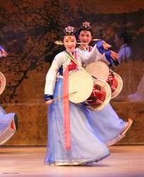 Korean Palace Hanbok Drum Dance Costumes Carnival Costumes Traditional Costumes for Women