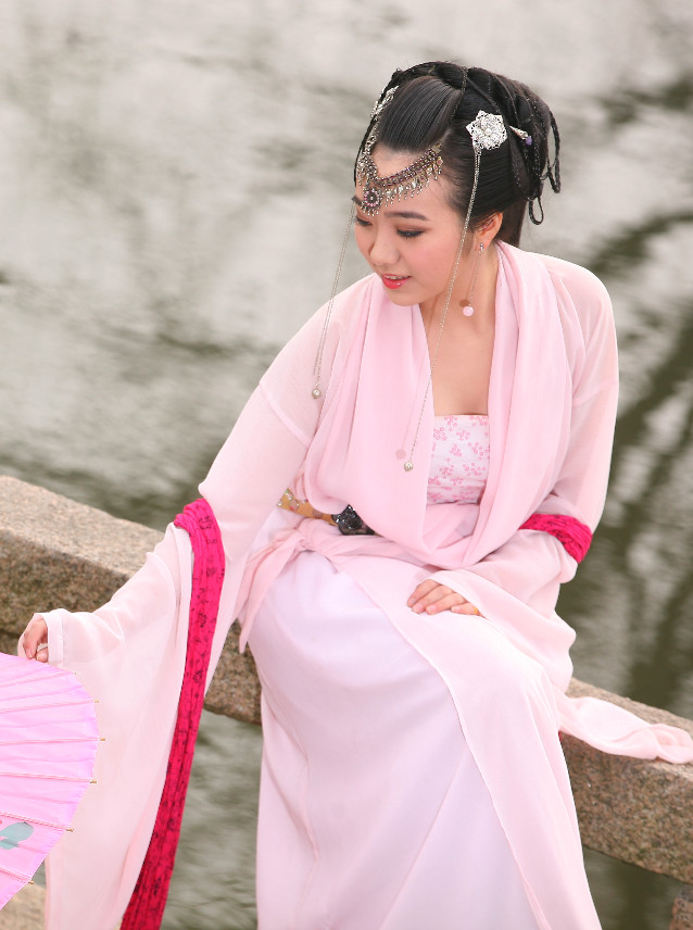 China Pink Clothes Carnival Costumes Dance Costumes Traditional Costumes for Women