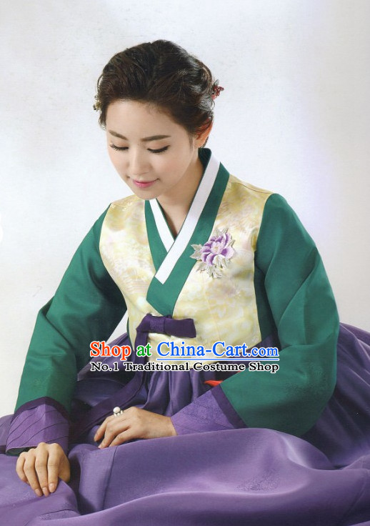 Korean Traditional  Hanbok Clothing Complete Set for Women