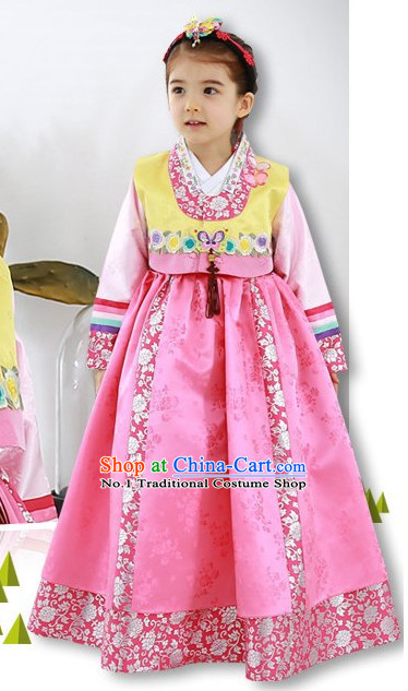Korean Traditional Hanbok Clothing Dress online Children Clothes Designer Clothes