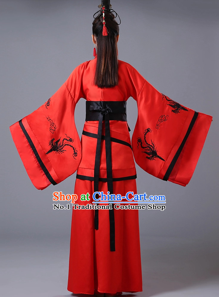 Asian China Traditional Chinese Clothing Hanfu National Costumes