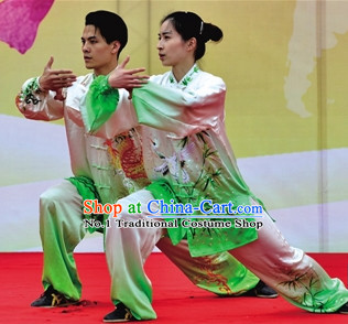 Top Asian Chinese Female Tai Chi Qi Gong Yoga Uniform