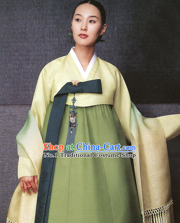 Top Korean Traditional Female Hanbok National Costume Complete Set