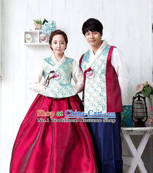 Top Korean Official Hanbok Wedding Dresses for Men and Women