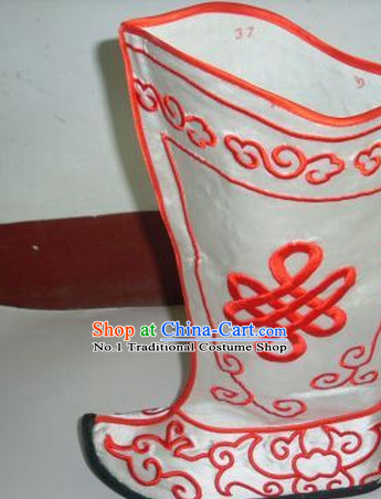 Chinese Traditional over the Knee Boots Ankle Boots