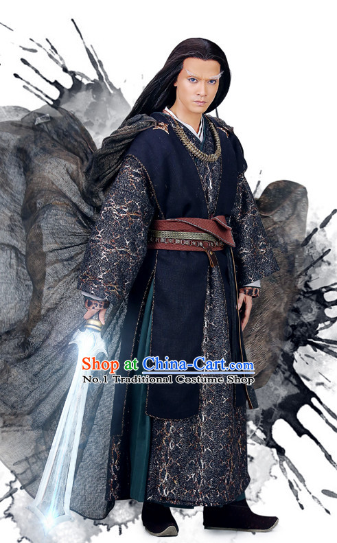 Chinese TV Drama Kung Fu Sifu Costumes Complete Set for Men