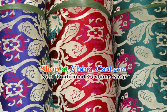 China Tibetan Brocade Embroidered Fabric Upholstery Material Dress Material