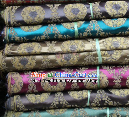 Chinese Brocade Upholstery Material Embroidered Fabric Dress Material