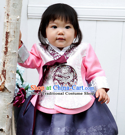 Korean Girls National Costumes Traditional Costumes Hanbok Korea