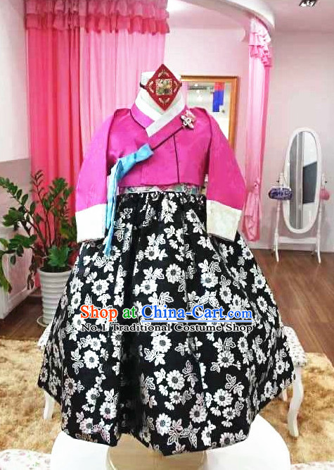Korean Traditional Ceremonial Dresses Complete Set for Girls
