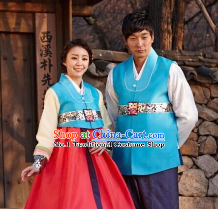 Korean Couple Hanbok Fashion online Apparel Hanbok Costumes Dresses