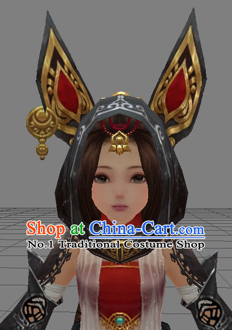 Custom Made According to Your Picture Asian Chinese Ancient Traditional Female Long Wigs and Hair Accessories
