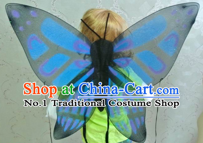 Chinese Traditional Butterfly Wings Costumes for Kids