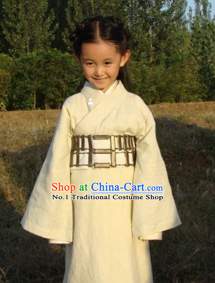 Chinese Traditional Hanfu Dress for Kids