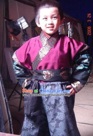 Ancient Chinese Prince Costumes Complete Set for Adults and Kids
