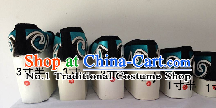 Chinese Opera High Heel Shoes