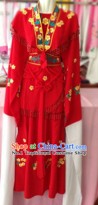 Long Sleeve Chinese Beijing Opera Hua Dan Costumes for Women