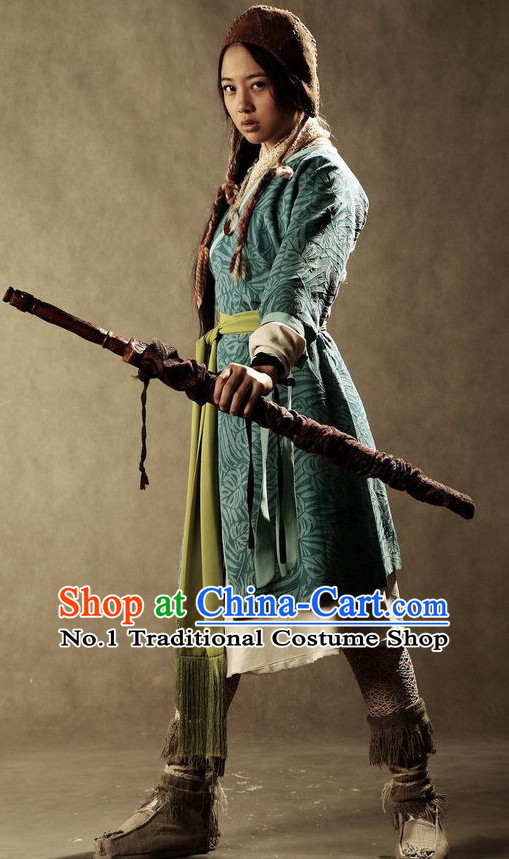 Chinese Ancient Swordswomen Costumes Complete Set