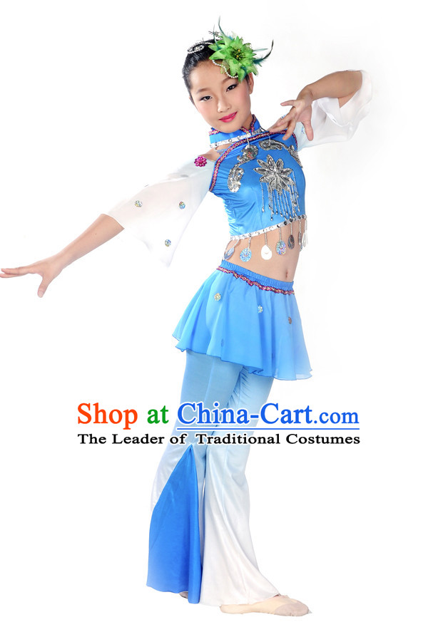 Folk Dance Costumes and Headpieces for Kids
