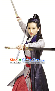 Ancient Asian Female Knight Costumes for Women
