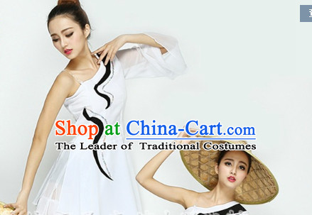 Chinese Quality Classical Dance Costume and Headwear Complete Set for Girls