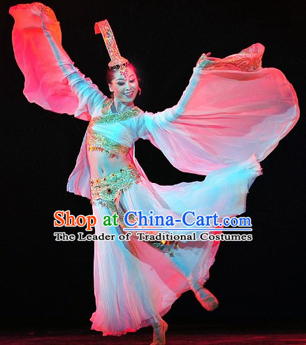 Chinese Professional Stage Performance Han Palace Dancewear Dance Costume Complete Set for Women