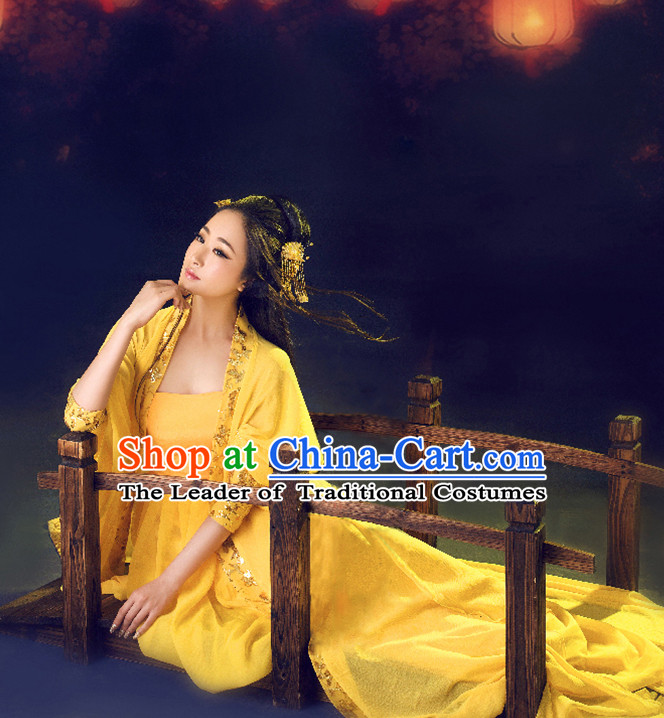 Ancient Chinese Tang Dynasty Hanfu Clothes for Women
