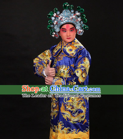 Ancient Chinese Embroidered Dragon Prince Costumes for Men