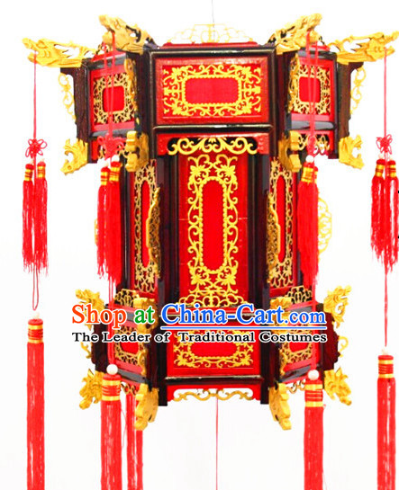 Gold Chinese Classical Hanging Palace Lantern