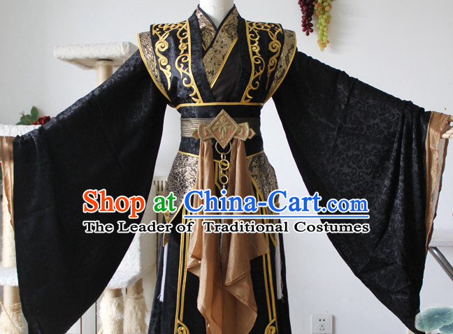 Chinese Ancient Emperor Prince Costume Complete Set for Adults Kids Men Boys