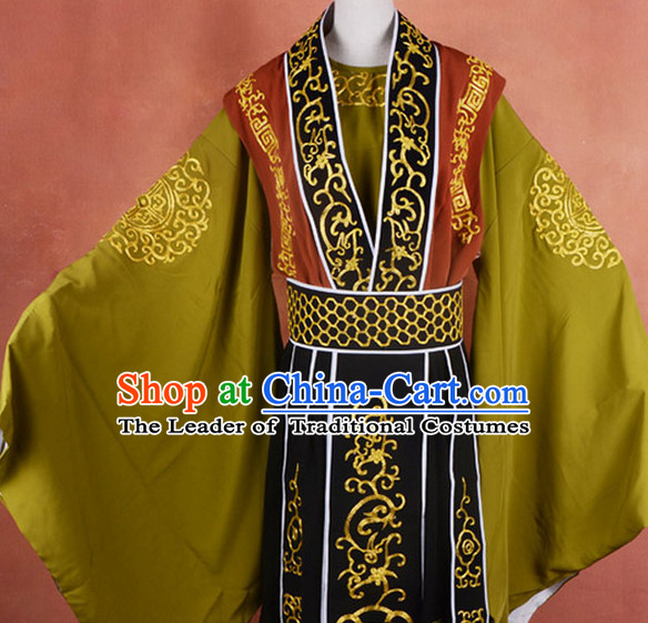 the Eight Immortals Chinese Ancient Zhang Guolao Old Men Costume Complete Set for Adults Kids Men Boys