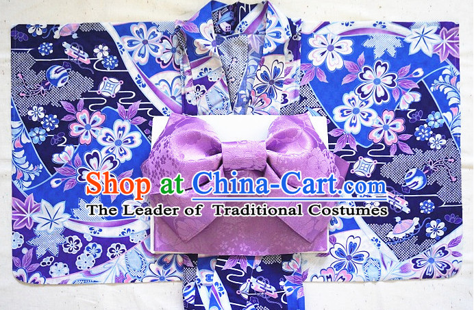 Top Authentic Traditional Japanese Kimonos Kimono Dress Yukata Clothing Robe online Complete Set for Women