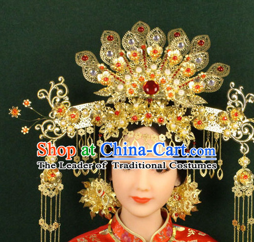 Ancient Chinese Female Emperor Wu Zetian Hair Accessories Complete Set