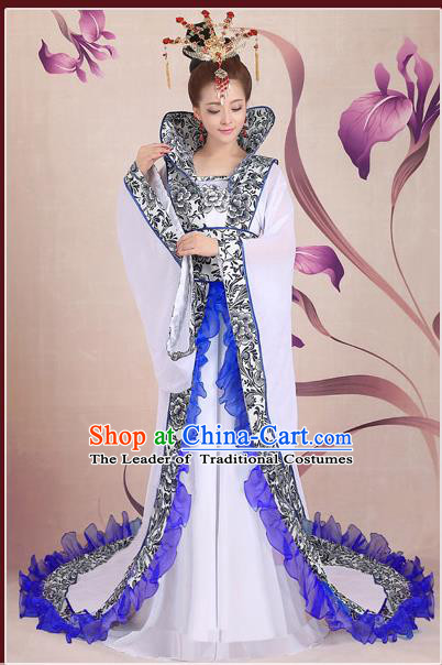Ancient Chinese Palace Empress Costumes Complete Set, Tang Dynasty Ancient Palace Clothing, Cosplay Fairy Princess Dress Suits For Women