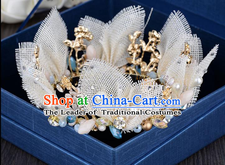 Traditional Jewelry Accessories, Princess Bride Royal Crown, Wedding Hair Accessories, Baroco Style Lace Headwear for Women