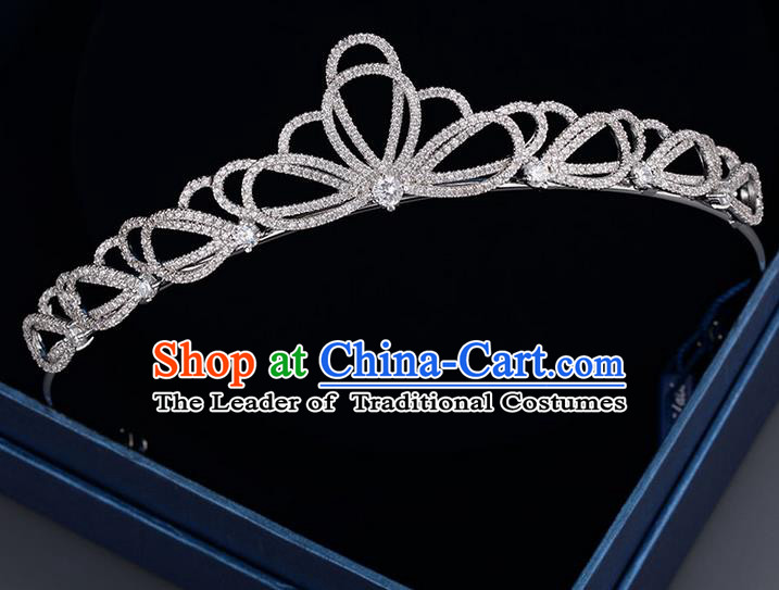 Traditional Jewelry Accessories, Princess Bride Royal Crown, Wedding Hair Accessories, Baroco Style Lace Crystal Headwear for Women