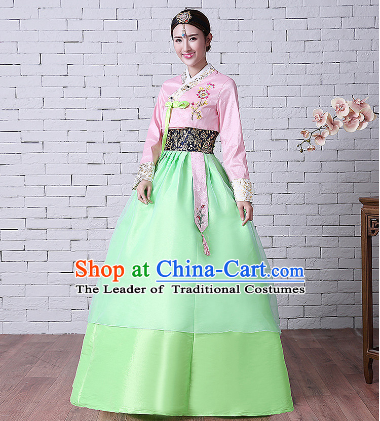 Korean Traditional Costumes Ancient Clothes Wedding Dress Korean Full Dress Formal Attire Ceremonial Dress Court Stage Dancing