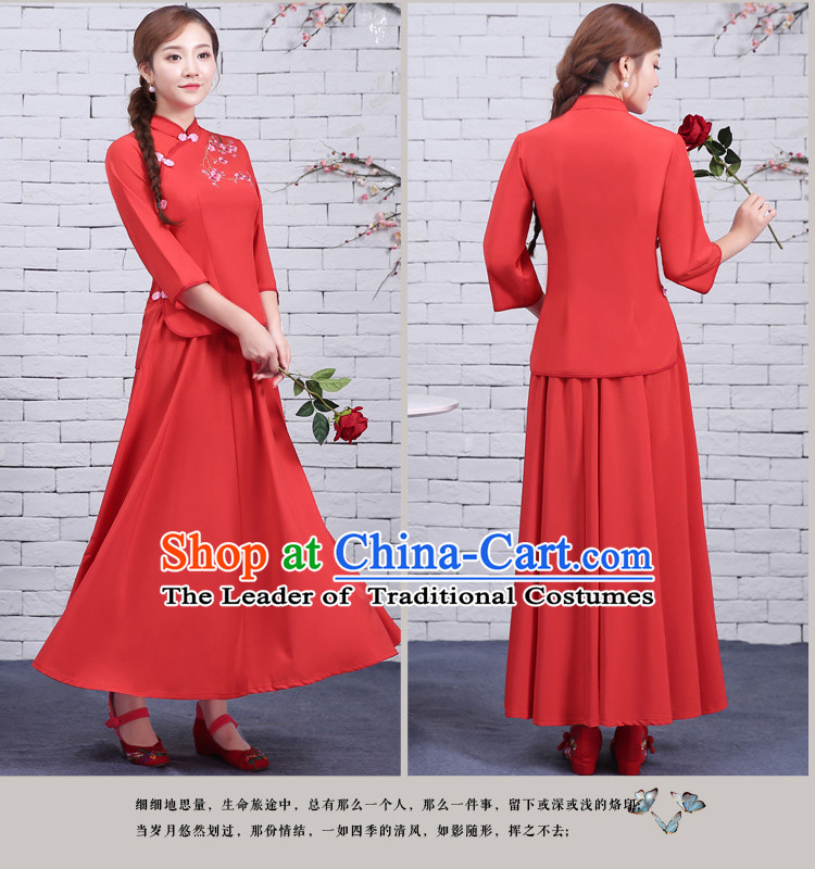 Chinese Traditional Dress Show Min Guo Time Girl Clothing Nobel Lady Stage costumes Ladies