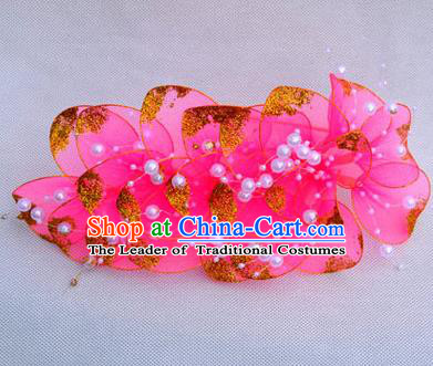 Traditional Asian Thai Jewelry Hair Accessories, Traditional Thai Headwear Plumeria Flowers Hairpins for Women