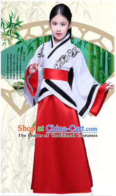 Ancient Chinese Palace Costumes Complete Set, Hanfu Han Dynasty Ancient Palace Children Fairy Princess Dress Suits For Kids