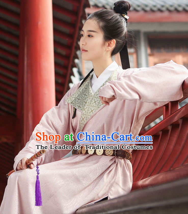 Chinese Style Dresses Kimono Dress Tang Dynasty Outfit Complete Set for Men and Women