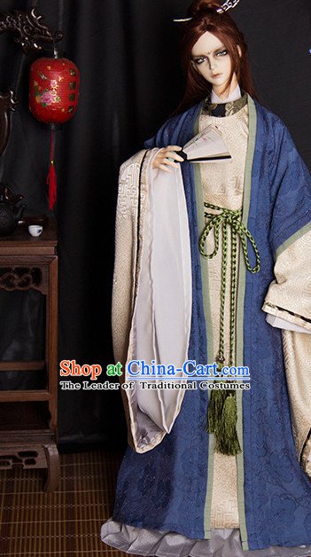 Chinese Style Dresses Chinese Scholar Clothing Clothes Han Chinese Costume Hanfu for Men Adults Children