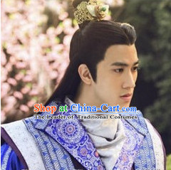 Ancient Chinese Style Prince Emperor Coronet for Men Boys Adults Children