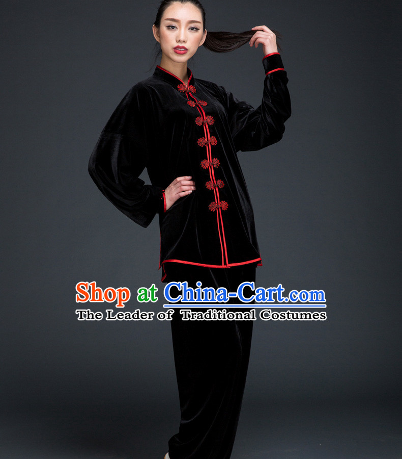 Top Kung Fu Competition Suits Kung Fu Gi Tai Chi Apparel Oriental Dress Wing Chun Apparel Taiji Uniform Outfit for Men Women Children Adults